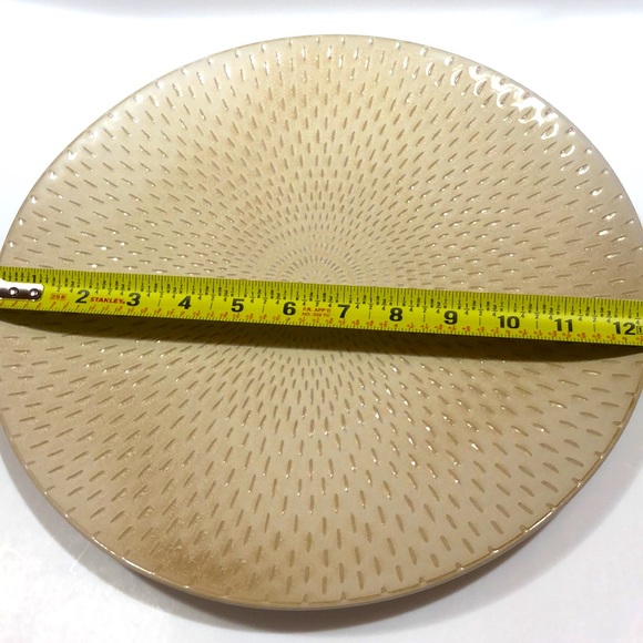 RUFF HEWN STITCH Charger Plate / Tan - Picture 6 of 6